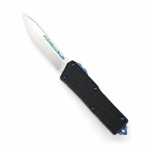 CobraTec Direct Jump Special Edition OTF-Messer mit schwarzem Griff